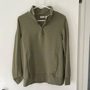 LL bean Quilted Pull Over